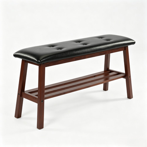 Bench with storage - with, shelf,