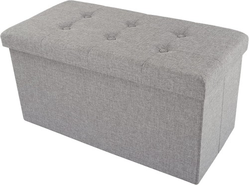 Foldable storage ottoman - storage,