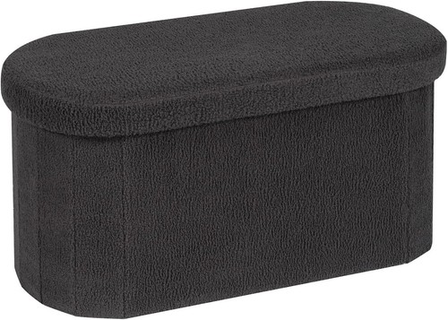 Oval boucle ottoman bench - oval,