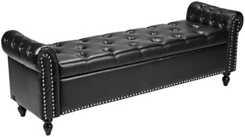 Modern button tufted storage - button-tufted,