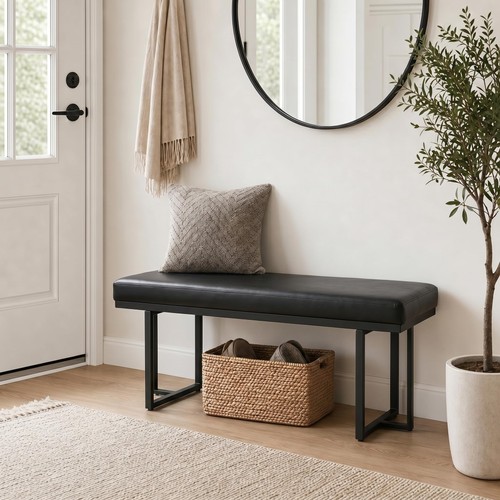 Faux leather entryway - 45,